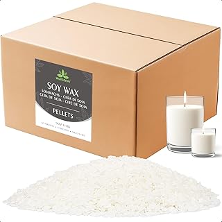 Sojawachs für Kerzen, Premium Kerzenwachs 5kg von Waxcanpy,kerzenwachs zum gießen, 100% Natürl…