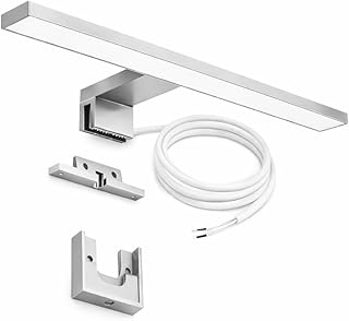 LED Spiegelleuchte 30 cm 5W 550 lm 4000K Neutralweiß – Bad Spiegellampe IP44 für Spiegel Schr…