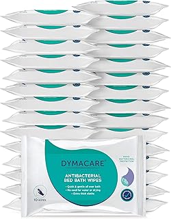 DYMACARE® antibakterielle HAUTREINIGUNGSTÜCHER – Waschen ohne Wasser – zum Schutz gegen Keime…