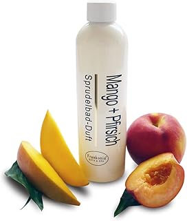 Sprudelbad Duft Mango Pfirsich – 230 ml Badezusatz für Whirlwannen & Sprudelbäder – Intensi…