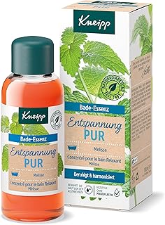 Kneipp Bade-Essenz Entspannung Pur – Badeöl mit natürlichem ätherischen Öl der Indischen Meli…