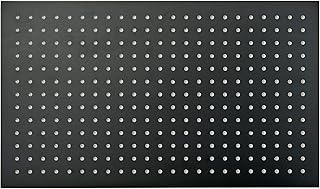 Bernstein XXL-Regenduschkopf DPG2051 Schwarz Edelstahl Duschkopf 50 x 30 cm Einbauduschkopf Dusch…
