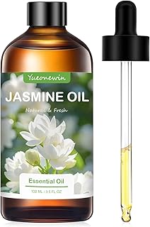 Jasminöl 100 ml, Reines Jasmin Ätherische Öle für Aroma Diffusor, Jasminöl Ätherisches Öl …