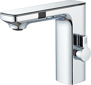 Infrarot Sensor Wasserhahn Bad Chrom, Automatisch Sensor Mischbatterie Bad Digitalanzeige Bildsch…