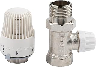 Thermostatventil Temperaturbegrenzer für Fußbodenheizung Heizkörpersteuerung DN25 Messing Kuns…