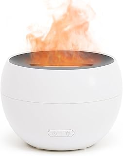 SALKING Aroma Diffuser Flammeneffekt, Aromatherapie Diffusor für ätherische Öle, Raumbefeuchte…