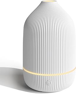 SALUBRITO Aroma Diffuser, 100ml Weiß Diffusor für ätherische Öle, Ultraschall Aromatherapie D…