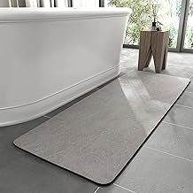 rutschfeste Badematte Super Absorbierende Badezimmerteppich: dünn 60 x 120 cm Waschbar schnelltr…