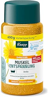 Kneipp Badekristalle Muskel Entspannung – Badezusatz mit wertvollem Extrakt der Arnika – wohltuen…