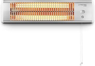 TROTEC Terassenheizstrahler Infrarot IR 1200 S – Heizleistung 600 W / 1200 W – Standgerät, W…