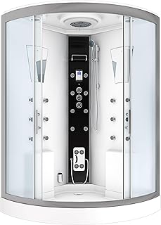 AcquaVapore Dampfdusche Sauna Dusche Duschkabine D26-TH-EC-EA 130×130 cm MIT 2K Scheiben Versiege…