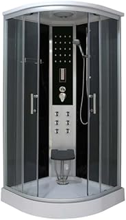 Sanotechnik Dampfduschkabine Relax 90×90×215cm – All-in-One Komplettdusche | Dampfgenerator, …