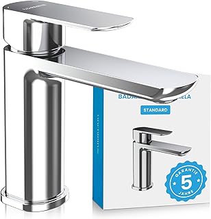 Bächlein Badarmatur Mizarela in klassischem Design, Einhebelmischer mit langlebiger Keramikkartu…
