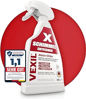 VEXIL Profi Schimmelentferner für Wand, Bad, Fliesen, Fugen & mehr – mit AKTIV-CHLOR und HAFTE…