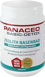 PANACEO Basic-Detox Zeolith Basenbad Pulver 800 g