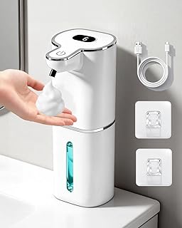 YOLIN 6-Stufig Einstellbare Schaumseifenspender Automatisch, Mit Digitalem Display, USB Wiederauf…