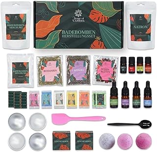 Badebomben DIY Set | Badebomben Selber Machen mit Farben & Düften | Bastelset Erwachsene | DIY S…