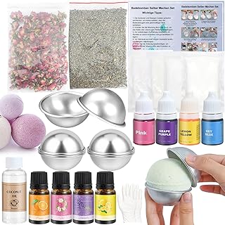 Badebomben Selber Machen, Vezerd Seifen Selber Machen Set Badekugeln Bastelset mit Formen als Ges…