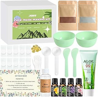 Gesichtsmasken Selber Machen, Vezerd Gesichtsmaske DIY Set Erwachsene, Aloe Vera Gel Moisturizing…