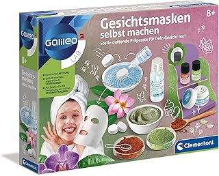 Clementoni Galileo Lab – Gesichtsmasken selbst Machen, DIY Beauty Tuchmasken, duftende Stoffe z…