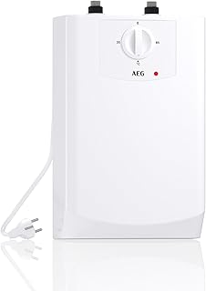 AEG Boiler BOI 5 U, Untertischboiler 5 Liter Niederdruck mit Stecker 230V für Küchenspüle oder…