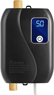 Mini Durchlauferhitzer, 3500W 230V Untertischspeicher, Elektrische Durchlauferhitzer Klein mit LE…