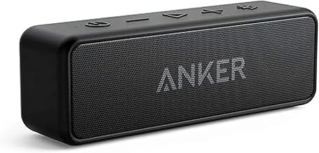 Anker SoundCore 2 Bluetooth Lautsprecher, Fantastischer Sound, Enormer Bass mit Dualen Bass-Treib…