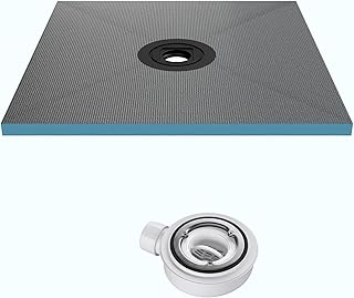 Mai & Mai Duschelement 100x100cm Duschboard befliesbar Duschelemente mit rinne Duschtasse bodeneb…