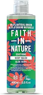 Faith In Nature Natürliches Duschgel mit Aloe Vera, Beruhigendes Duschgel, Vegan und tierversuch…