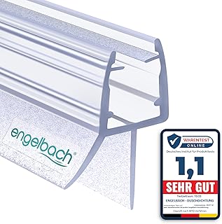 Engelbach® Duschdichtung mit perfekter Passform für 5-8mm Glastüren – Duschtürdichtung mit ex…
