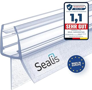 100cm Sealis Ersatz Duschdichtung – Dichtung für 5mm/ 6mm/ 7mm/ 8mm Glasdicke Duschkabine Wasser…