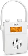 TechniSat DIGITRADIO 30 – wasserdichtes DAB+ Duschradio (UKW, DAB Digitalradio, integrierter Akku…