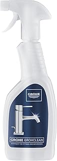 GROHE Grohclean, Bad-Reiniger, insbesondere für farbige Armaturen (Sprühflasche mit 500ml Inhal…