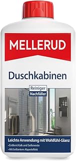 MELLERUD Duschkabinen Reiniger Nachfüller | 1 x 1 l | Wirksames Mittel gegen Kalk- & Seifenreste…