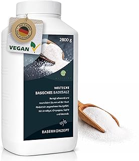 Weltecke Basisches Badesalz 2.800 g | Basen-Bad zur Entgiftung & Entsäuerung | Made in Germany |…