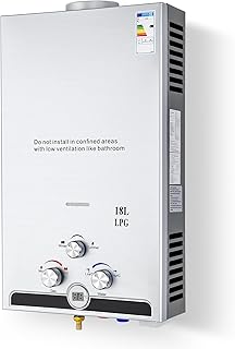 CO-Z 18L Gas Durchlauferhitzer LPG Warmwasserbereiter Durchlauferhitzer Warmwasserspeicher Heißw…