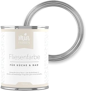 Fliesenfarbe ohne Schleifen – Fliesenlack für Wand & Boden – Bad & Küche – hochdeckend, m…