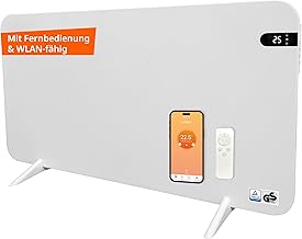 Könighaus 600W Smart Dual-Infrarotheizung V2 – Standgerät/Wandmontage – WLAN App-Steuerung mit …