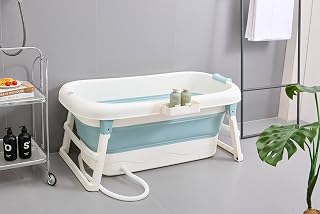 Faltbare Badewanne Erwachsene klappbare mobile bathtub für Badezimmer, Dusche und Balkon| Ideal …