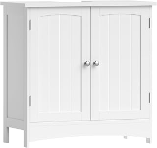 VASAGLE Waschbeckenunterschrank, Unterschrank, Badezimmerschrank, 30 x 60 x 60 cm, 2 Türen, Bads…