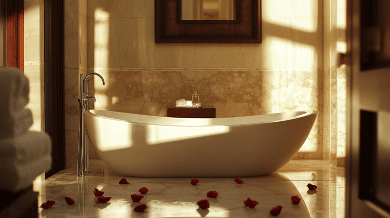 Luxuriöse Entspannung im Badezimmer